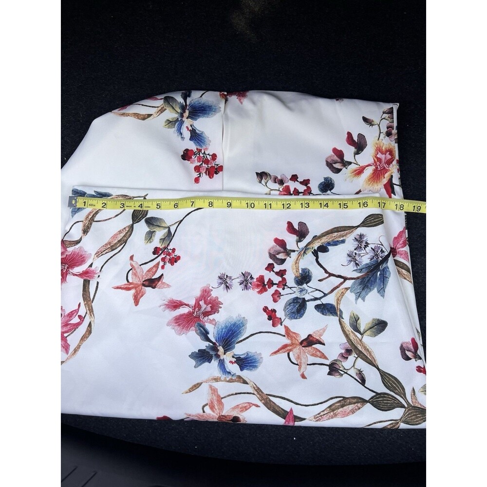 NWT ZARA Floral Printed Front Pleat Midi Skirt Size XLarge - Picture 8 of 10